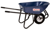 Seymour 85730 Industrial Wheelbarrow, Steel, 1-Wheel, Standard Knobby Tire Wheel, 16 in Wheel, Cushion Grip Handle